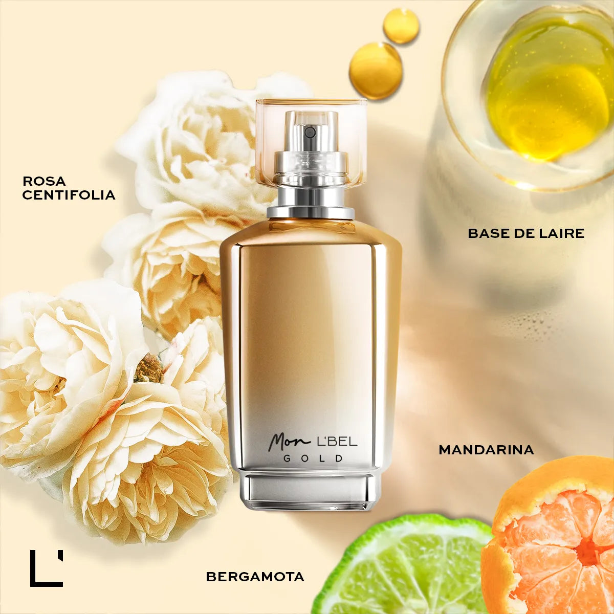 Perfume para mujer Mon L'BEL Gold 40 ml