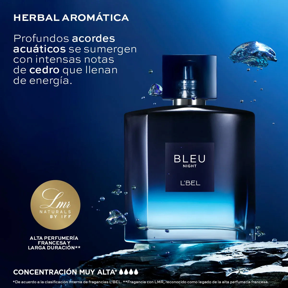 Bleu Night Perfume Fresco para Hombre 100 ml.