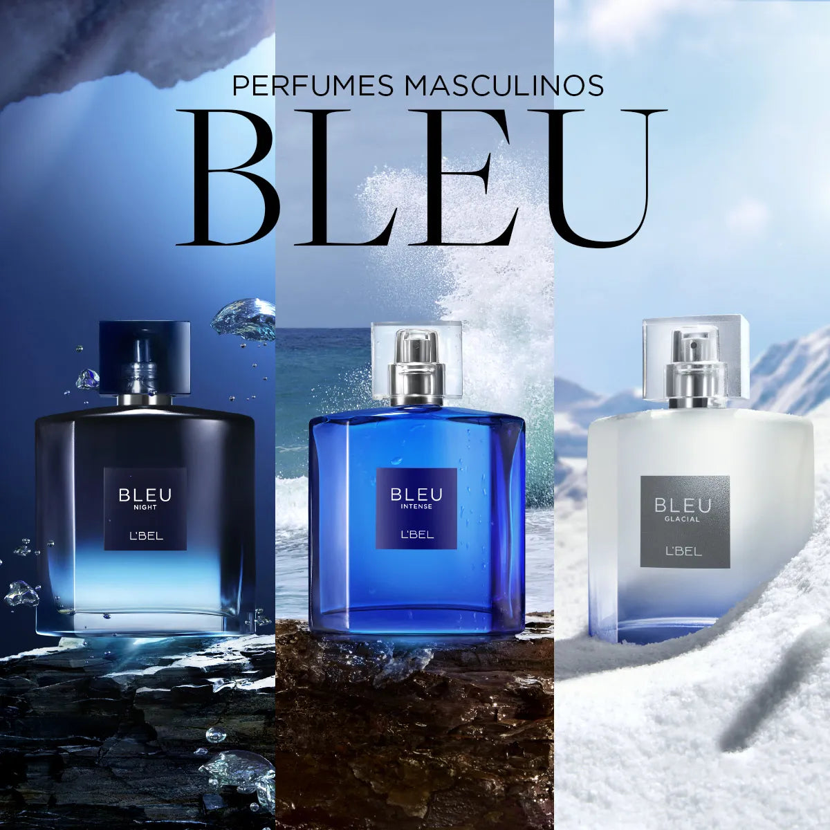 Bleu Glacial Perfume Fresco para Hombre Larga Duración 100 ml