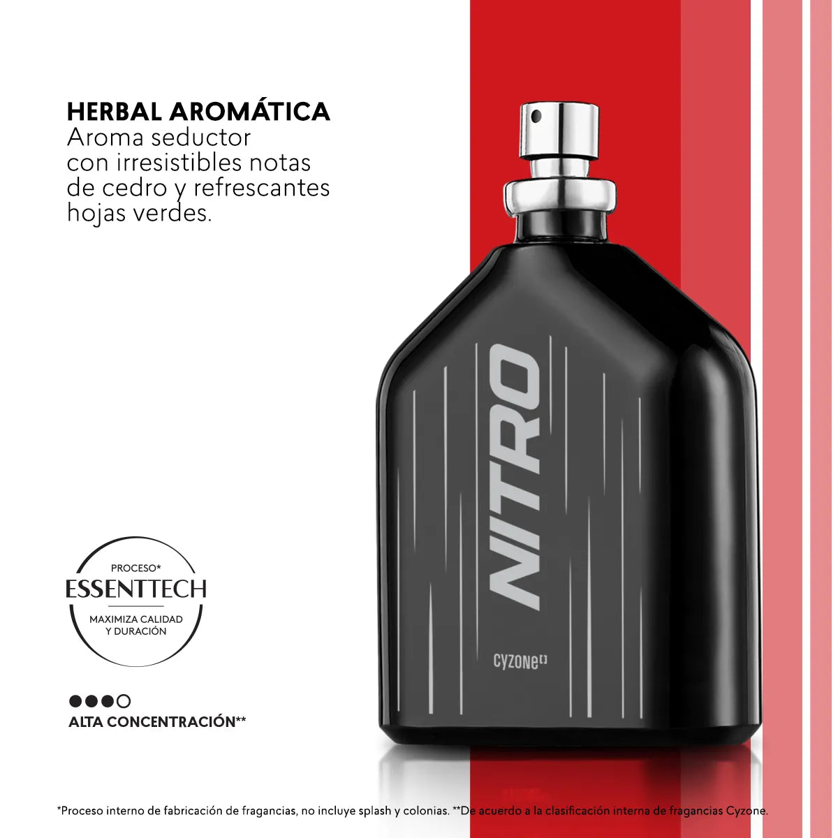 Perfume de Hombre Nitro, 100 ml