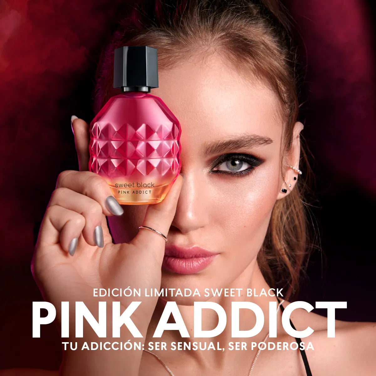 Perfume de Mujer Sweet Black Pink Addict, 50 ml