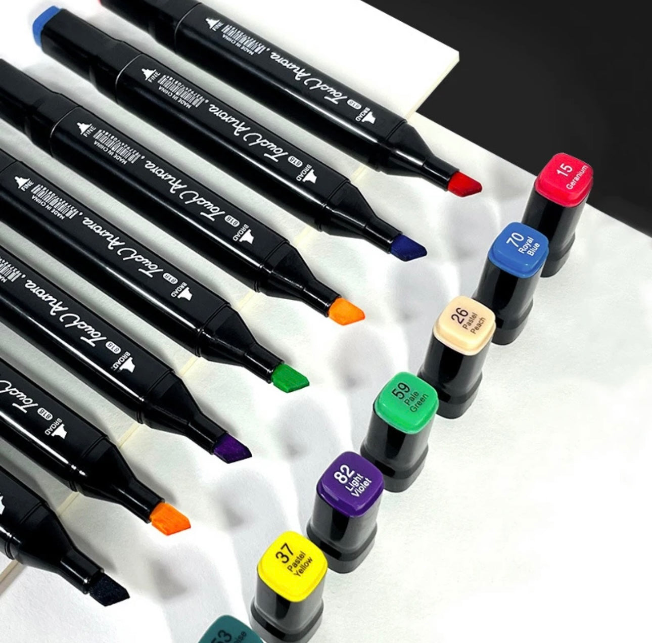 ROTULADORES DOBLE PUNTA DE 262 COLORES