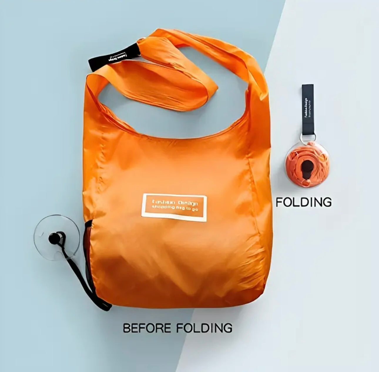 Bolsas de compras Plegables, Enrollables y Reutilizables