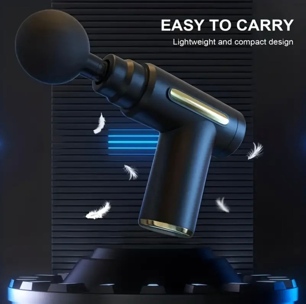 Pistola Masajeadora Portátil 4 en 1