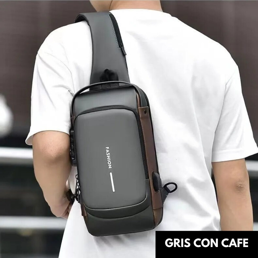 Bandolera Impermeable Antirobo con puerto USB