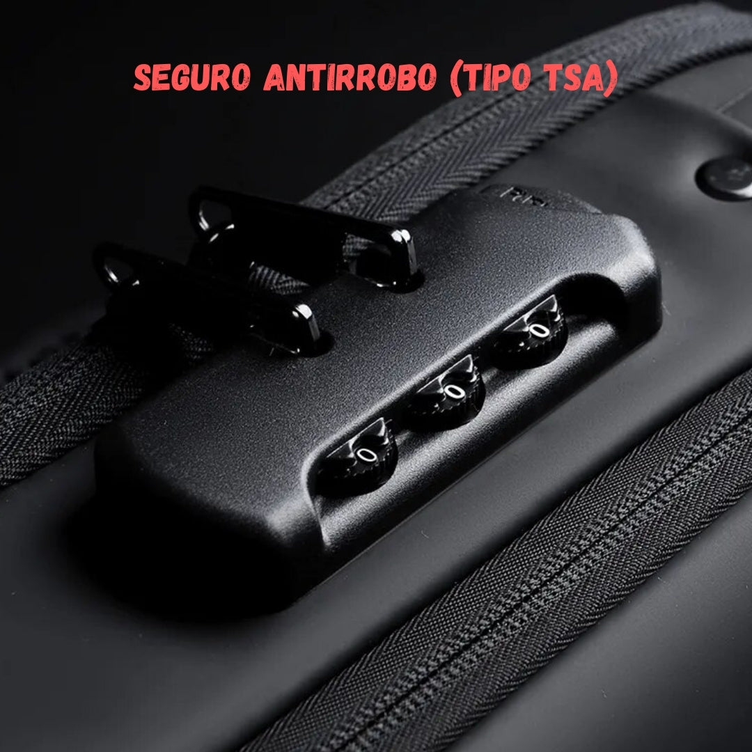 Bandolera Impermeable Antirobo con puerto USB