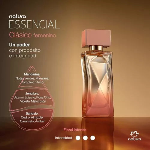 Eau de parfum femenina Essencial clásico 50 ml