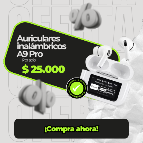 Auriculares Inalámbricos A9 PRO